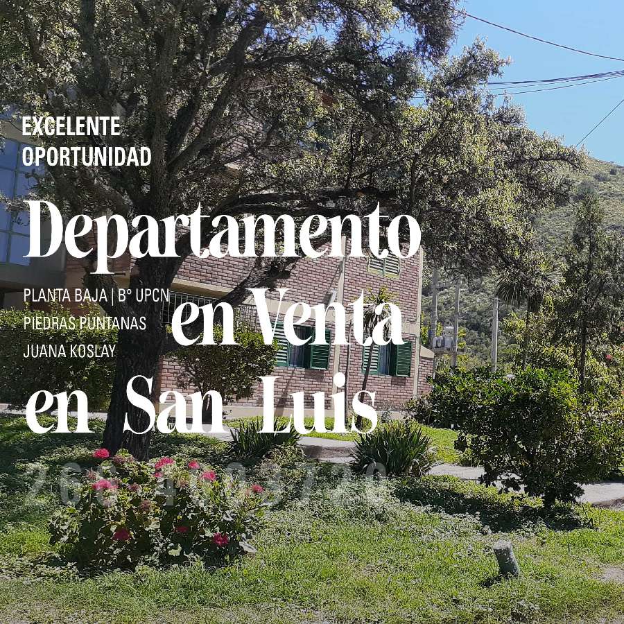 Oportunidad: Departamento en Venta en Juana Koslay · dueño directo · 2 dorm · cochera · 300 m² de lote - Imagen 5