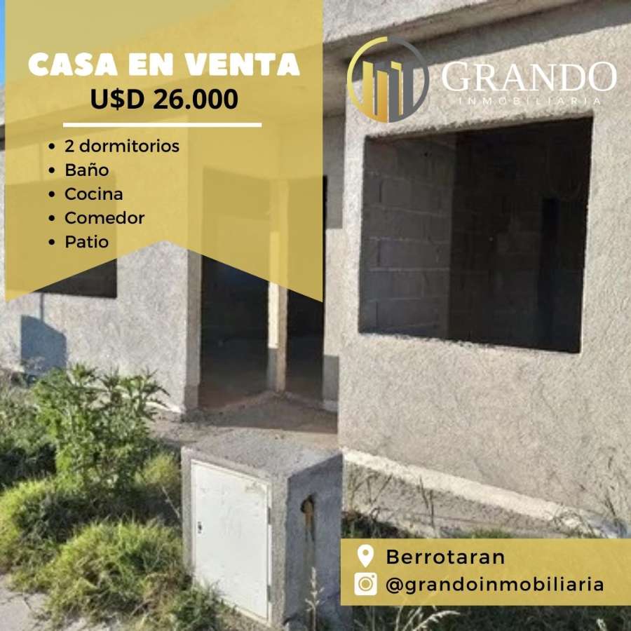 Vendo casa en contruccion en berrotar�n  - Río Cuarto - Imagen 1