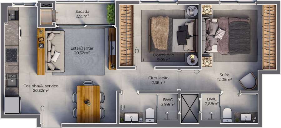 Dpto Estandar en Venta 80mt Mar Ingleses,florianópolis,brazil, Brasil - Imagen 13