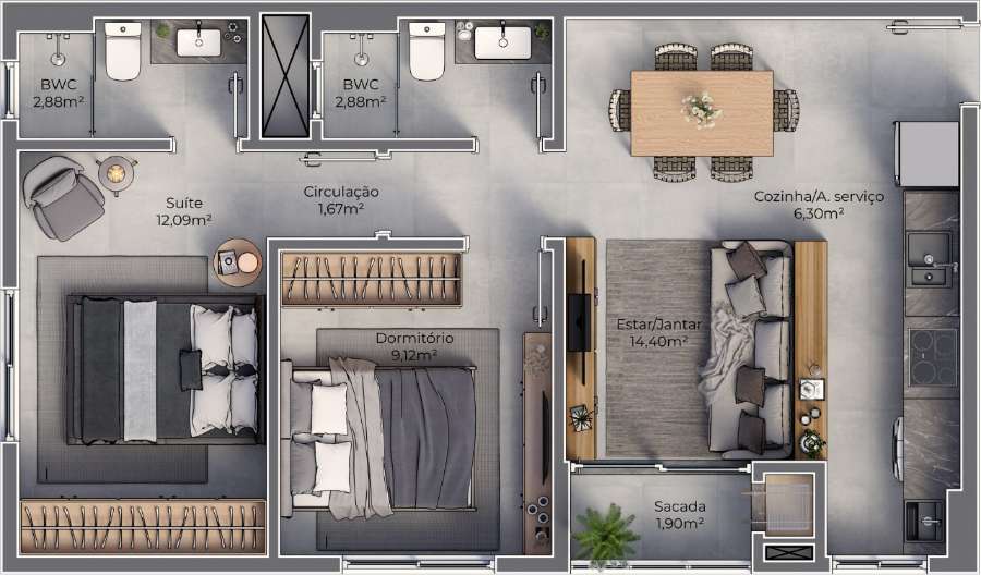 Dpto Estandar en Venta 80mt Mar Ingleses,florianópolis,brazil, Brasil - Imagen 14