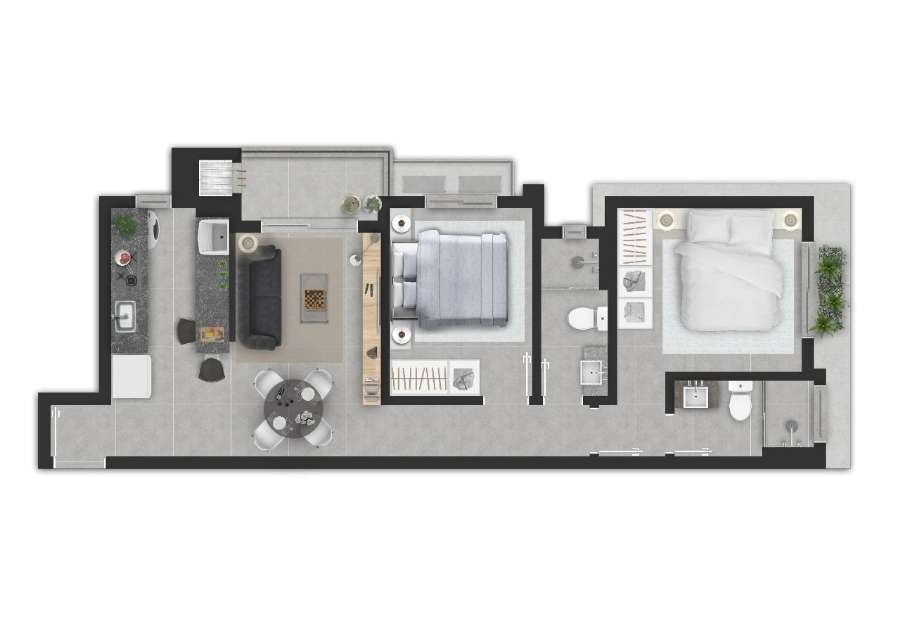 Departamento disponible para la en Venta en Brasil · 2 dorm · 3 ambientes · cochera · 109 m² de lote - Imagen 5