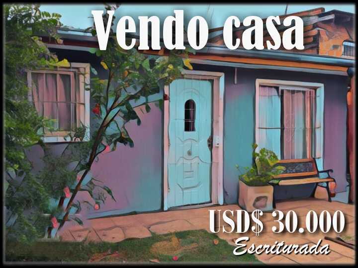 Vendo Casa En Villa Rosa, Pilar 30.000 Dlares Escriturada  - Imagen 1