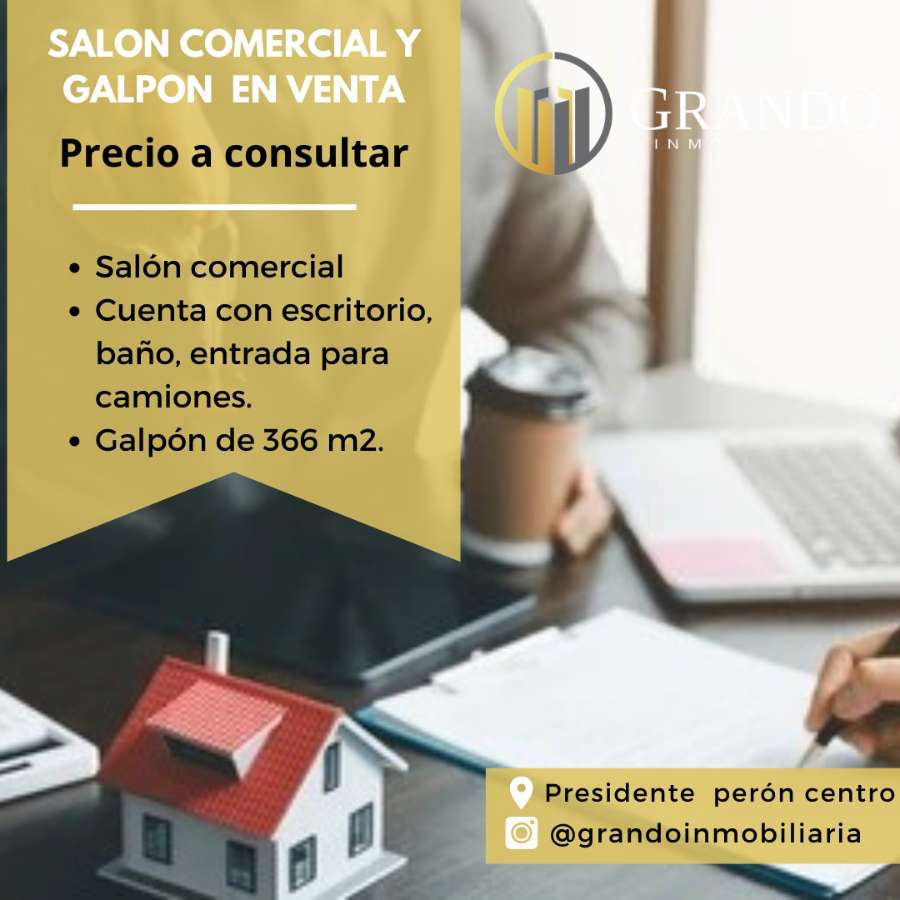 Galpone en Venta en Río Cuarto, · 635 m² de lote - Imagen 1