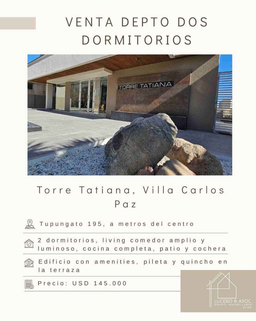 Dpto Estandar en Venta Tupungato 195, Villa Carlos Paz - Imagen 1