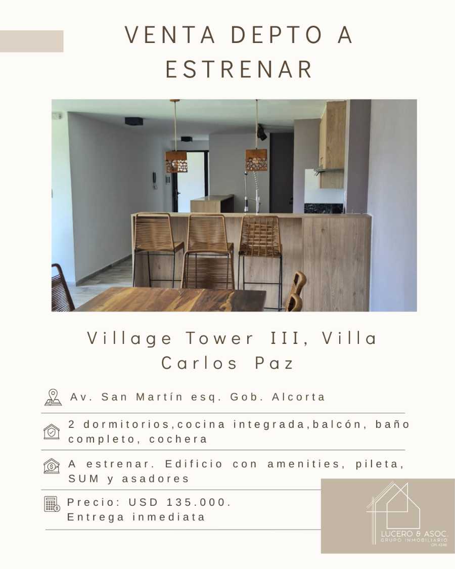 Dpto Estandar en Venta Av. San Martín Y Gob. Alcorta, Villa Carlos Paz - Imagen 1