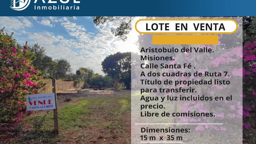 Lote Ruta 07 -aristobulo Del Valle - Imagen 1