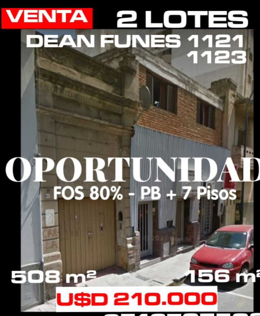 Terreno en Venta Dean Funes  1121 Barrio Alberdi , Córdoba - Imagen 1
