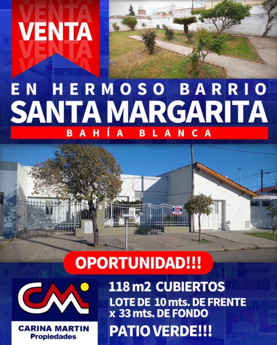 Casa disponible para la en Venta en Bahía Blanca · dueño directo · 3 dorm · cochera · 330 m² de lote - Imagen 3