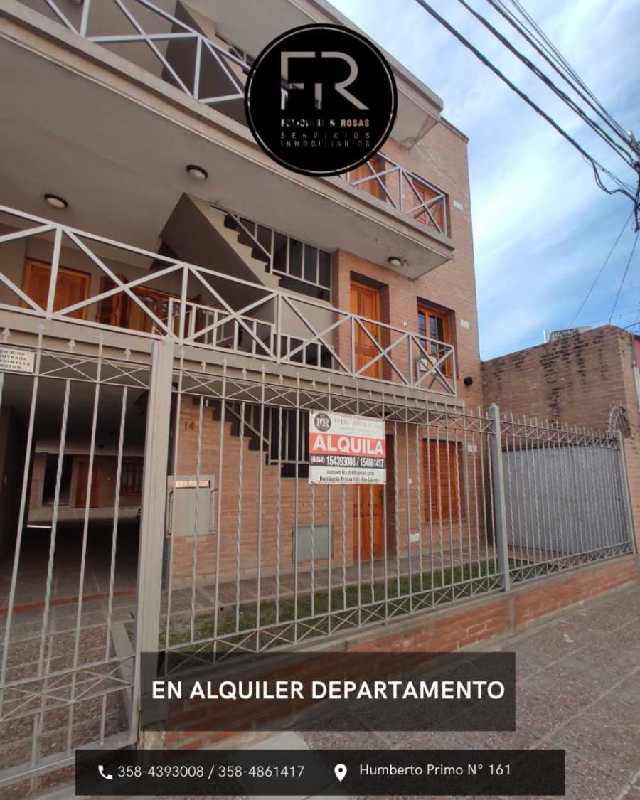 Departamento en Alquiler en Río Cuarto con · 1 dorm - Imagen 1