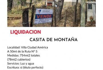 Casa en Venta, Villa Anizacate - Cochera - 2 dorm - 754 m2  - Imagen 1