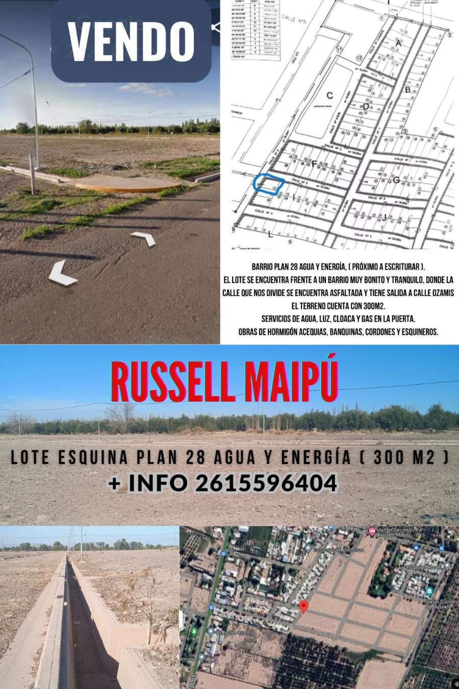 Comprar Terreno en Maipu · 300 m² de lote · dueño directo - Imagen 2