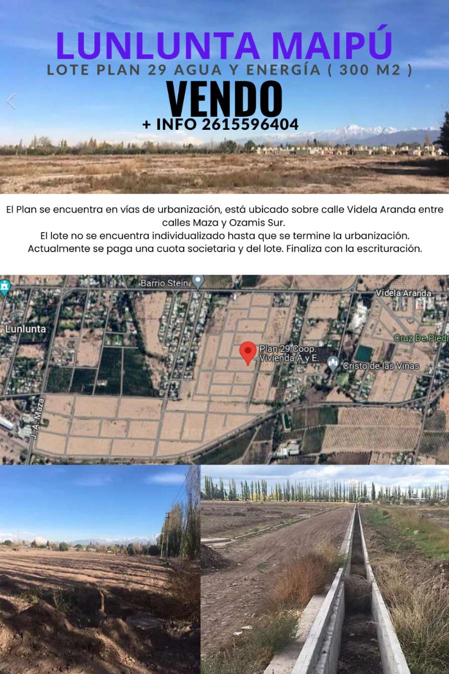 Terreno único en Maipu en Venta · 300 m² de lote · dueño directo - Imagen 3