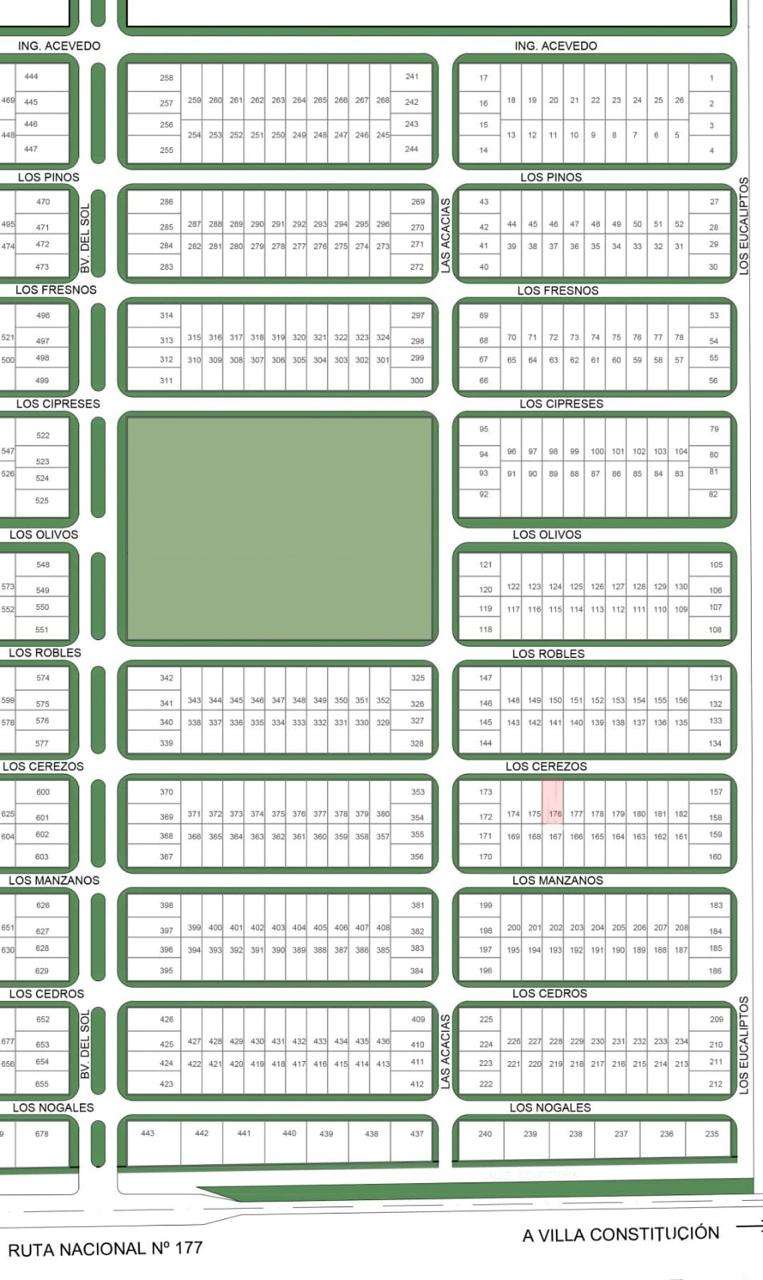 Terreno disponible para la en Venta en Villa Constitucion · frente 12 m · largo 25 m · 300 m² de lote - Imagen 4