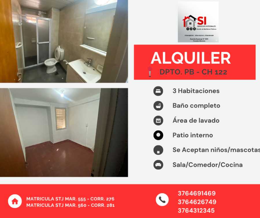 Dpto Estandar en Alquiler Avenida Blas Parera Y Monseñor De Andrea, Posadas - Imagen 5