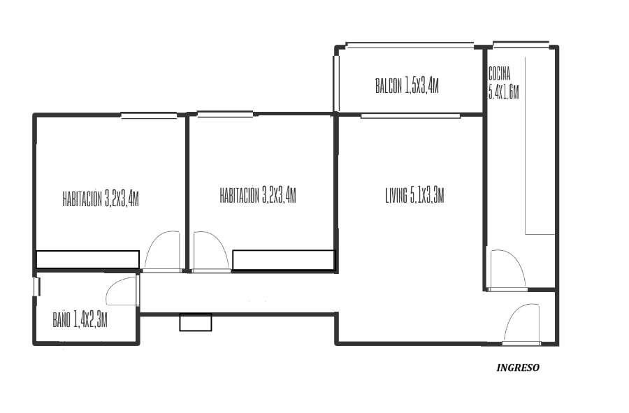 Departamento Colegiales - Imagen