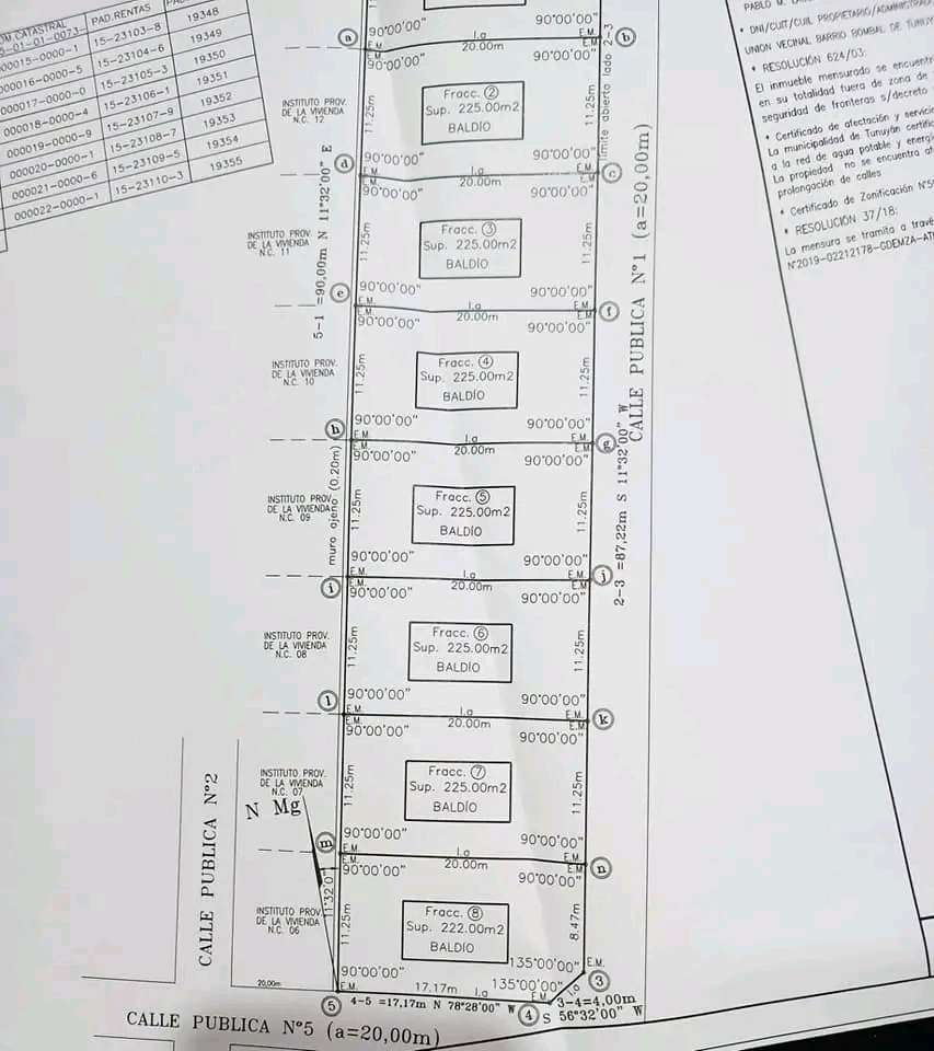 Terreno  Tunuyan - Imagen