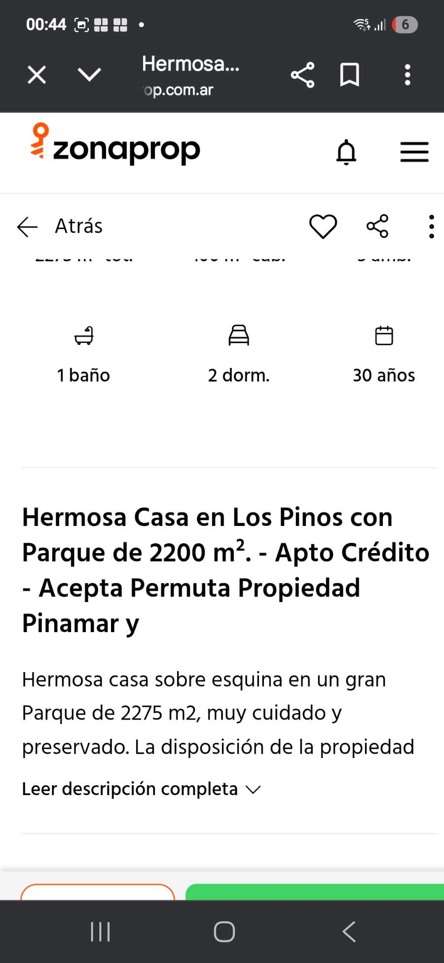 Campo  Capilla del Senor - Imagen