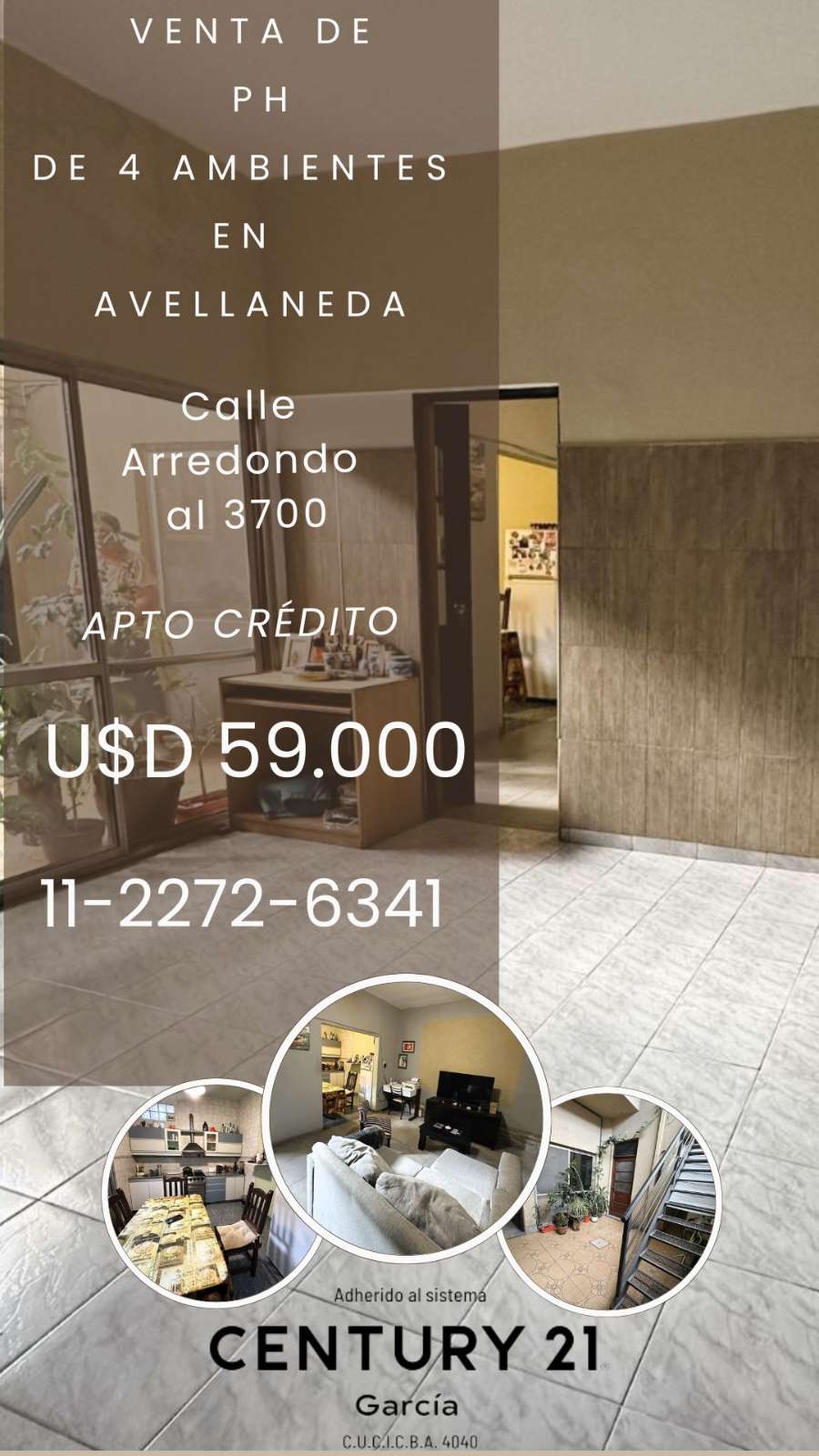 Tu próxima Casa en Venta en Avellaneda · 3 dorm · 4 ambientes · 105 m² de lote - Imagen 1