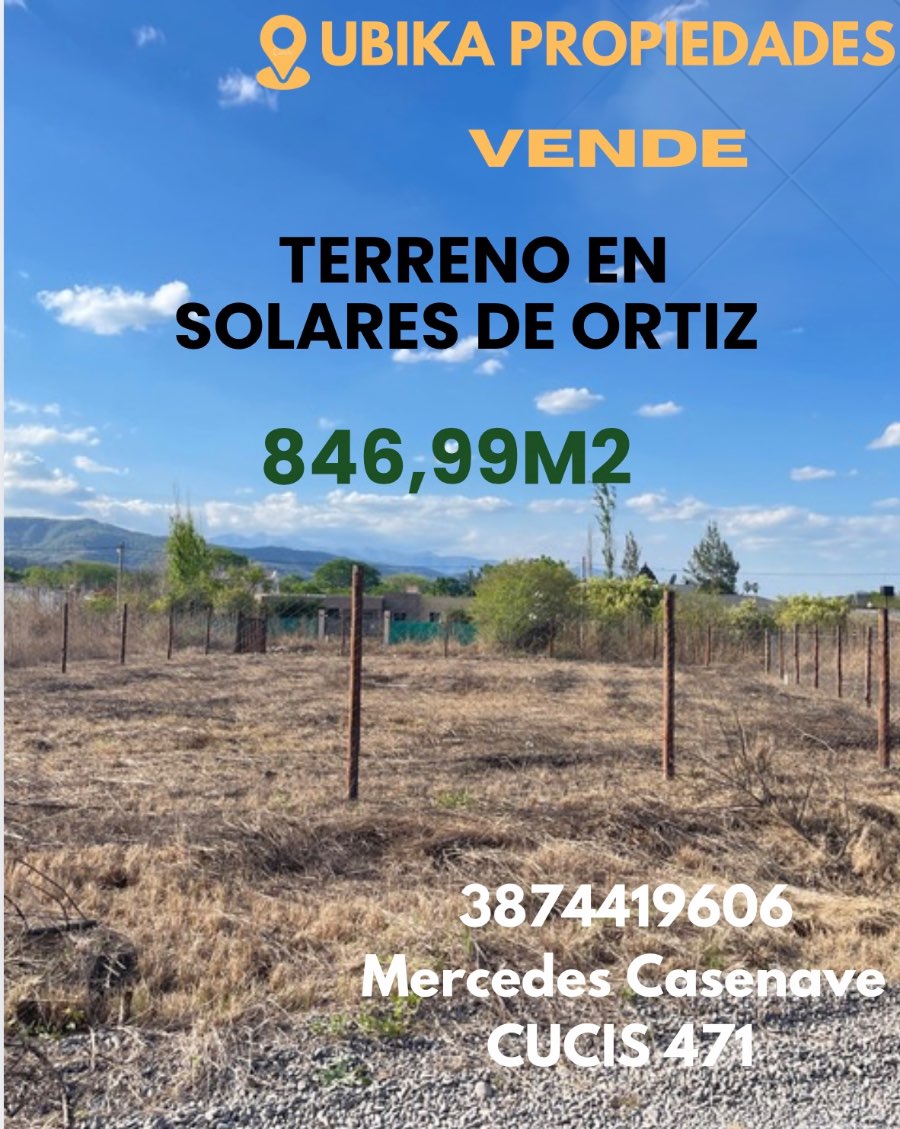 Terreno en Venta en Rosario de Lerma · 846.990 m² de lote - Imagen 2
