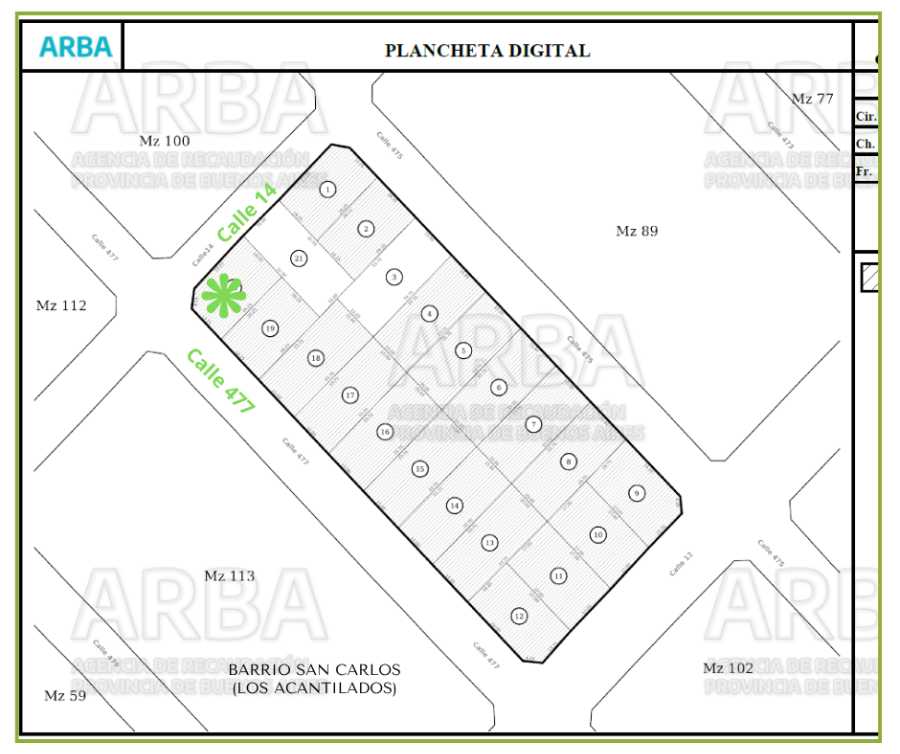 Terreno en Mar del Plata: en Venta · frente 16 m · largo 26 m · 426 m² de lote · dueño directo - Imagen 1