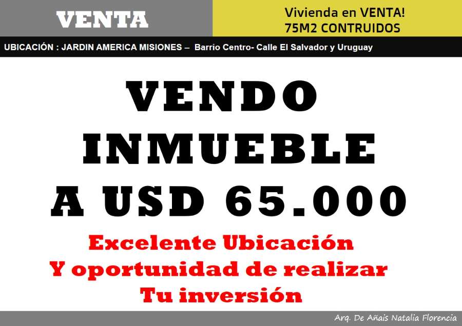 Comprar Casa en Ruiz de Montoya · dueño directo · 1 dorm · cochera · 300 m² de lote - Imagen 3