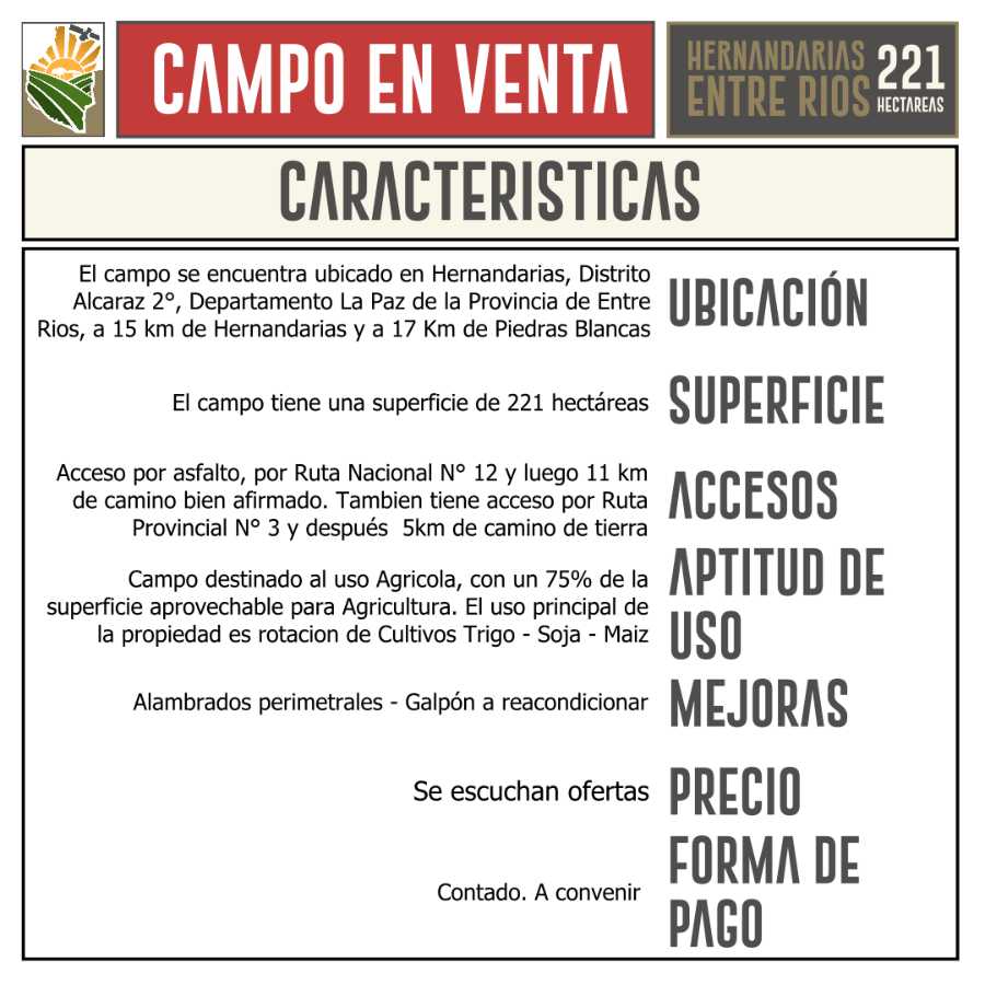 Campo en Venta Hernandarias, Villa Hernandarias - Imagen 7