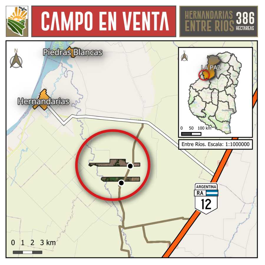Campo en Venta Hernandarias, Villa Hernandarias - Imagen 8