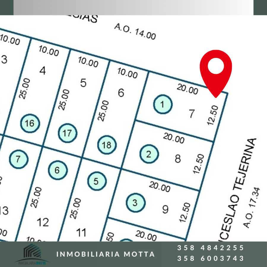 Terreno en Venta Genaro Iglesias 2097, Río Cuarto - Imagen 1