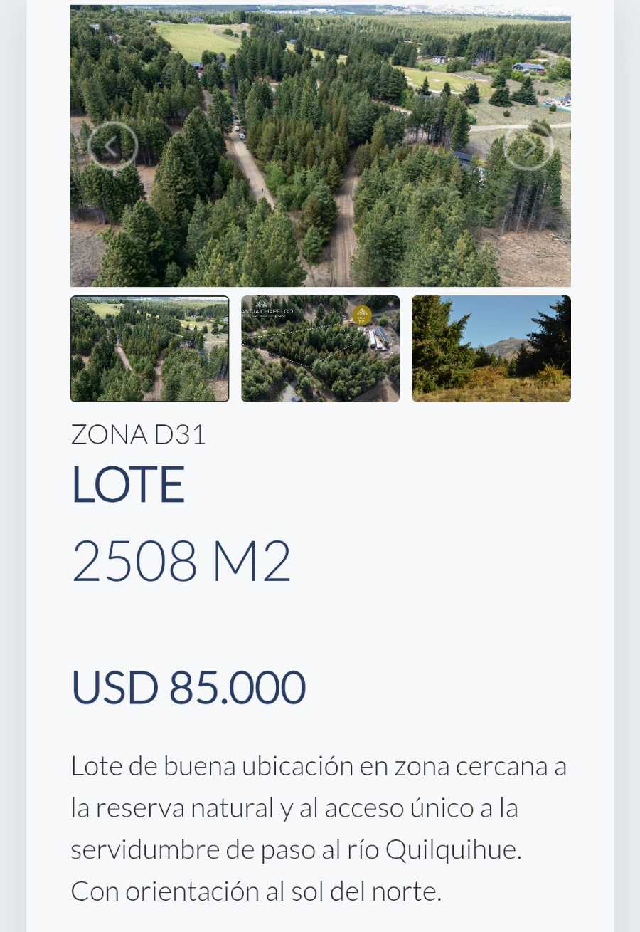 Terreno único en San Martín de los Andes en Venta · 2.508 m² de lote · barrio privado · dueño directo - Imagen 4