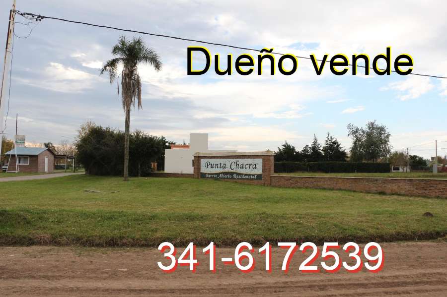 En Roldan, Terreno en Venta · frente 15 m · largo 37 m · 555 m² de lote · dueño directo - Imagen 1